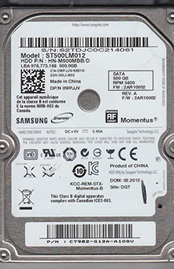 Hd Int. Notebook 500 gb Samsung -HN-M500mbb-SCC