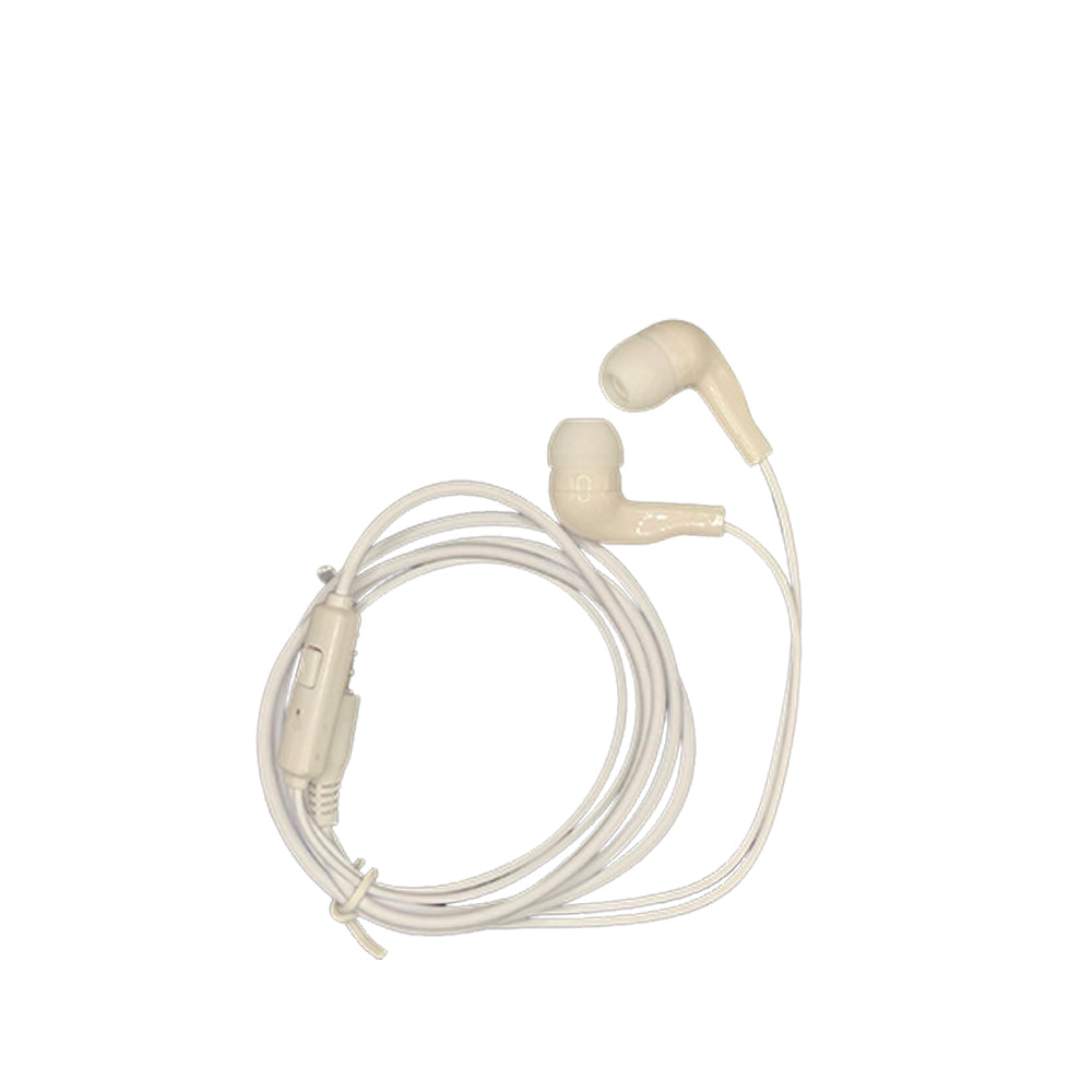 Fone de Ouvido Intra-Auricular Stereo com Microfone H'maston EJ-10 - Branco