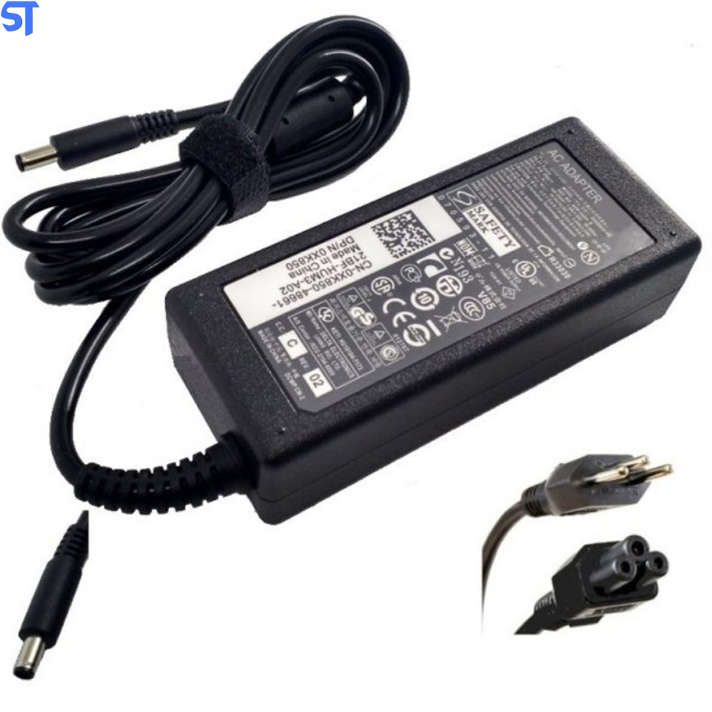 Fonte Ultrabook Dell 19v 3.34a 65W  Dell Inspirion -XPS 12/13 -Plug 4.5x3.0