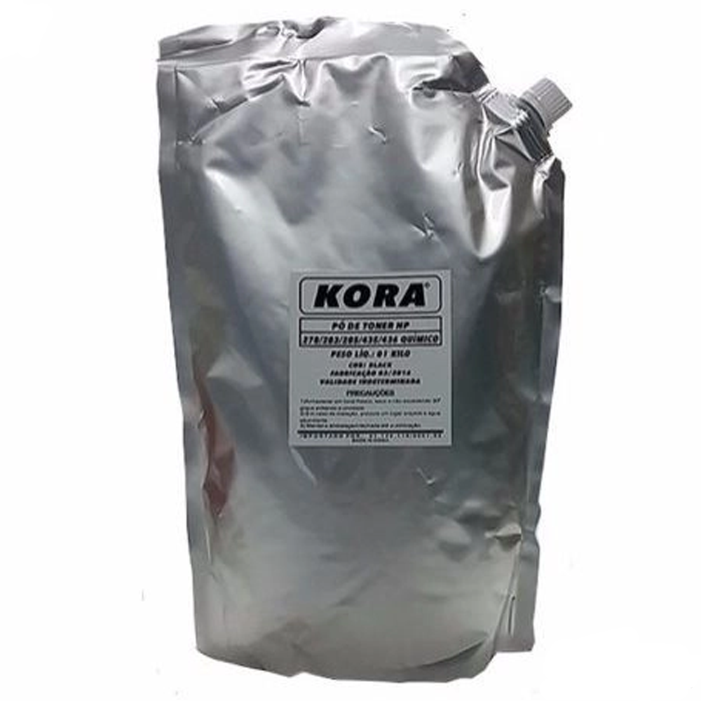 Refil Pó Para Recarga de Toner Compatível HP 435/436/278/285/283 -JLT028 - Kora