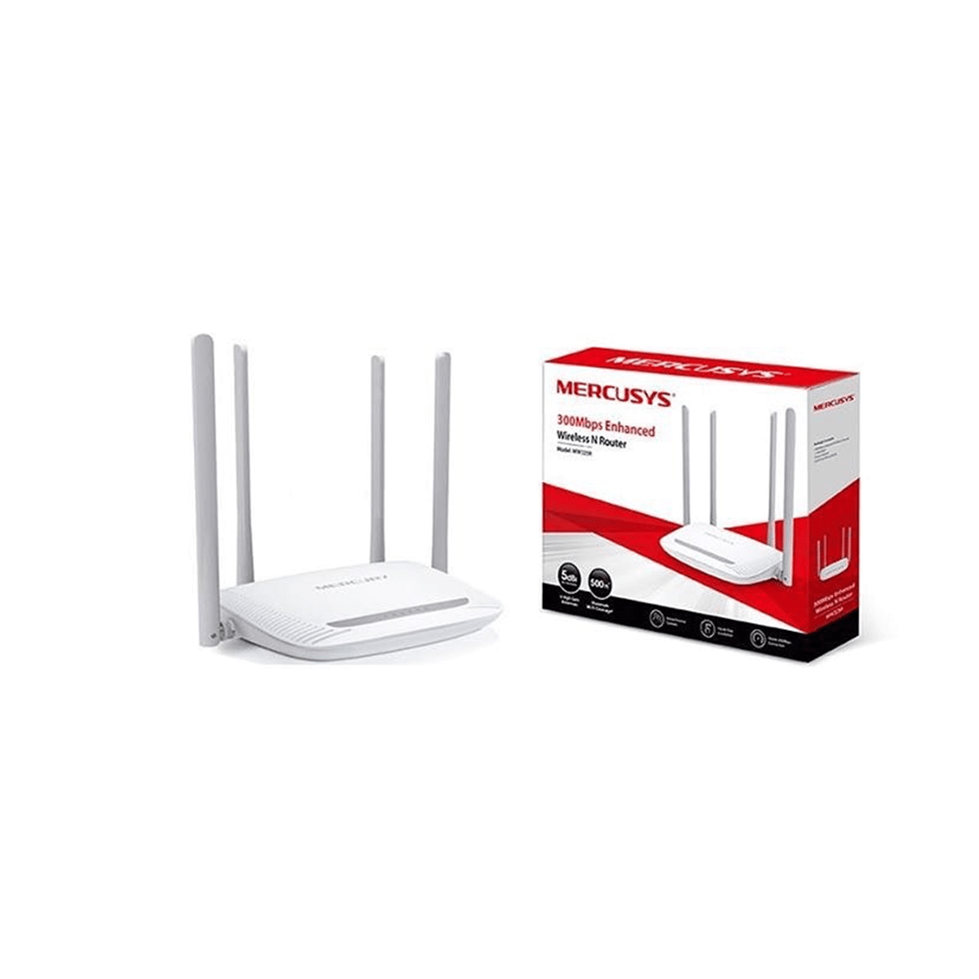 Roteador Mercusys Router MW325R 300MBPS Wifi N 4 Antenas de 5DBI