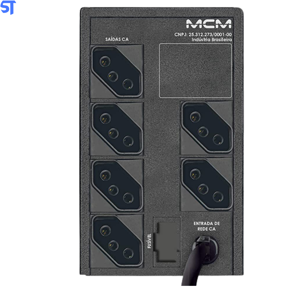 Nobreak UPS 1000VA One 3.1 Trivolt/115V MCM Com 6 Tomadas