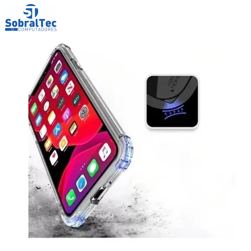 Case De Silicone Transparente Anti impacto para iPhone 12 Pro