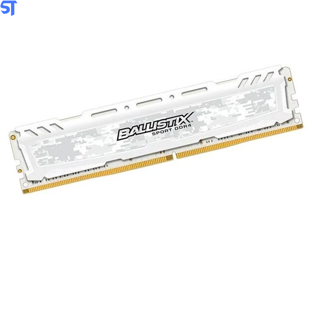 Memória Ram Gamer Desktop 8GB 2400Mhz Ballistix Sport Platina