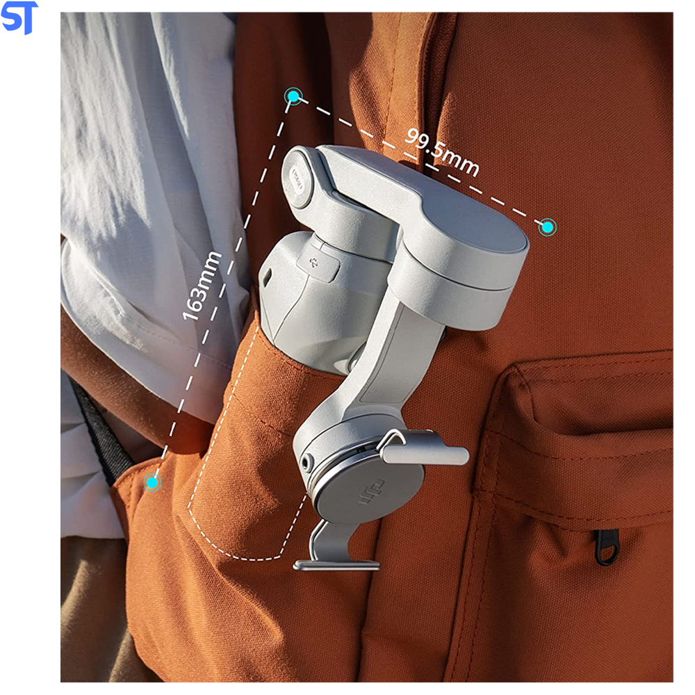 Estabilizador DJI OM4 SE Cinza Magnético Dobrável Ultracompacto ActiveTrack 3.0 Modo Story DynamicZoom Panorâmica CloneM