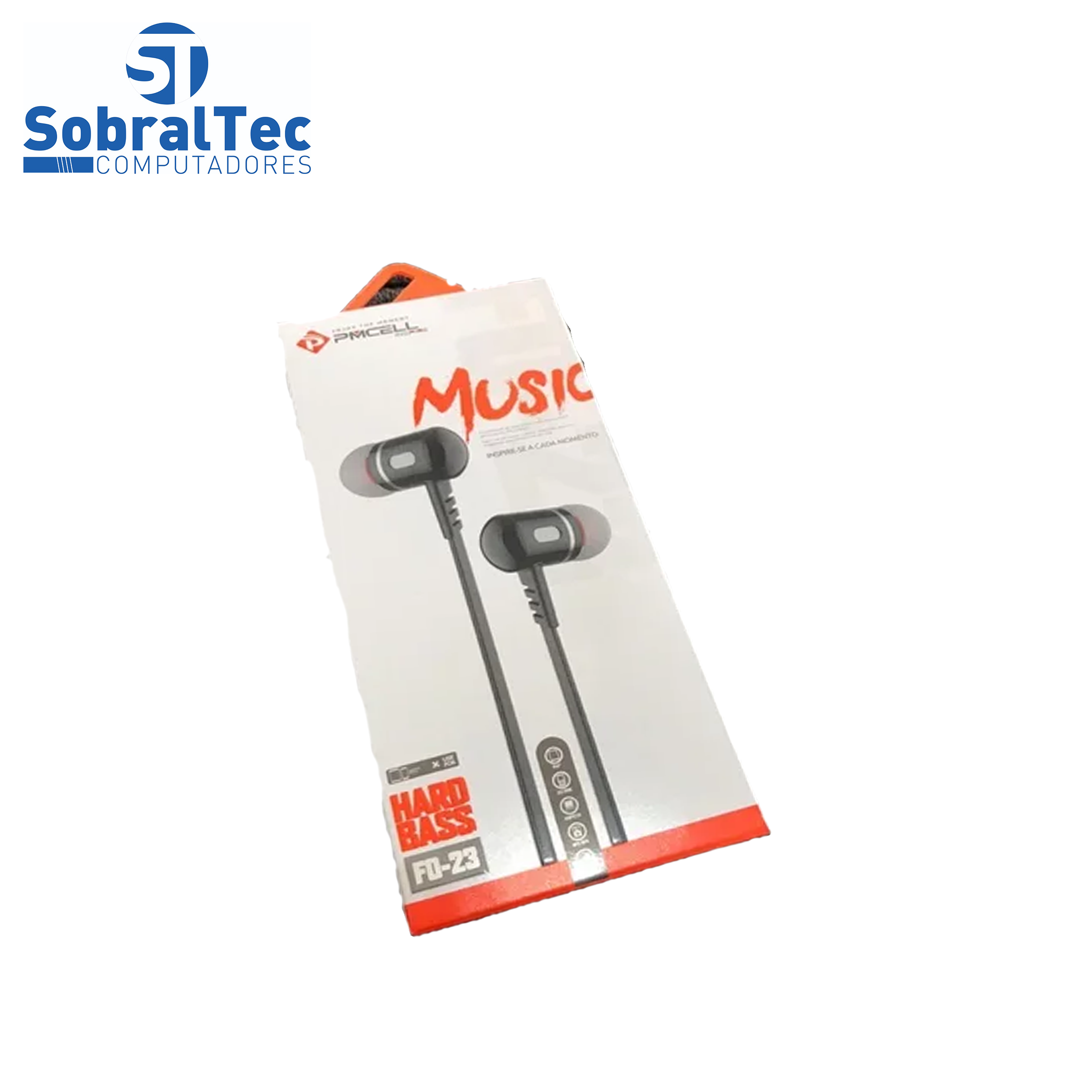 Fone De Ouvido P2 PMCell Inspire 1.2M Hard Bass FO-23