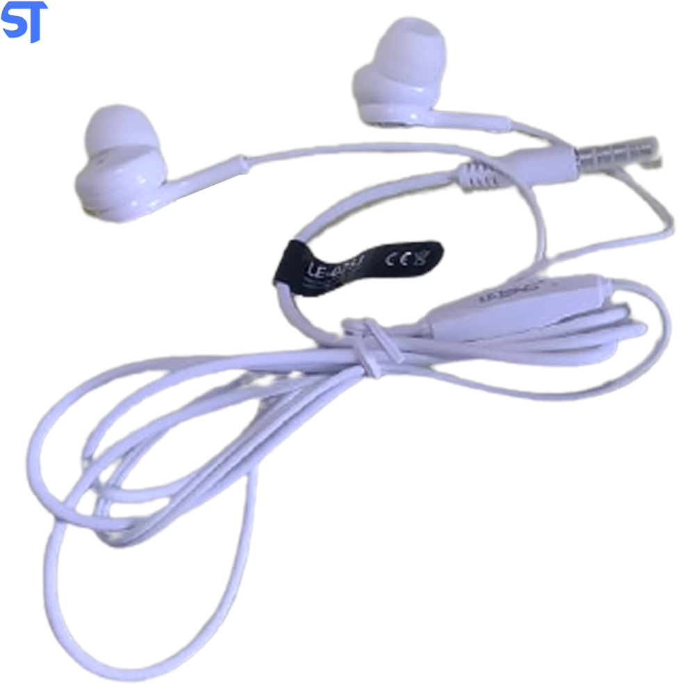 Fone De Ouvido Stereo Lelong Branco Com Borrachinhas Extras - LE-0233