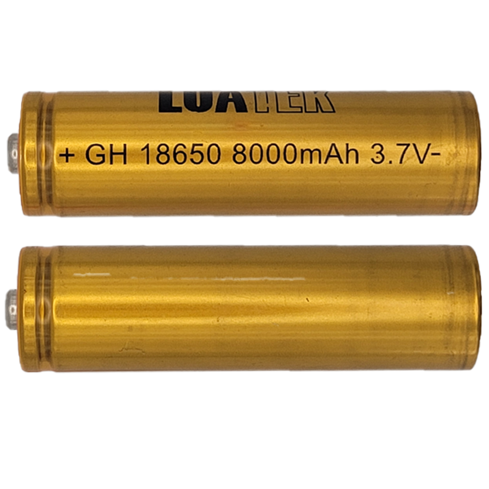 Pilha Luatek Linha Gold 8000mAh 3.7V - GH 18650