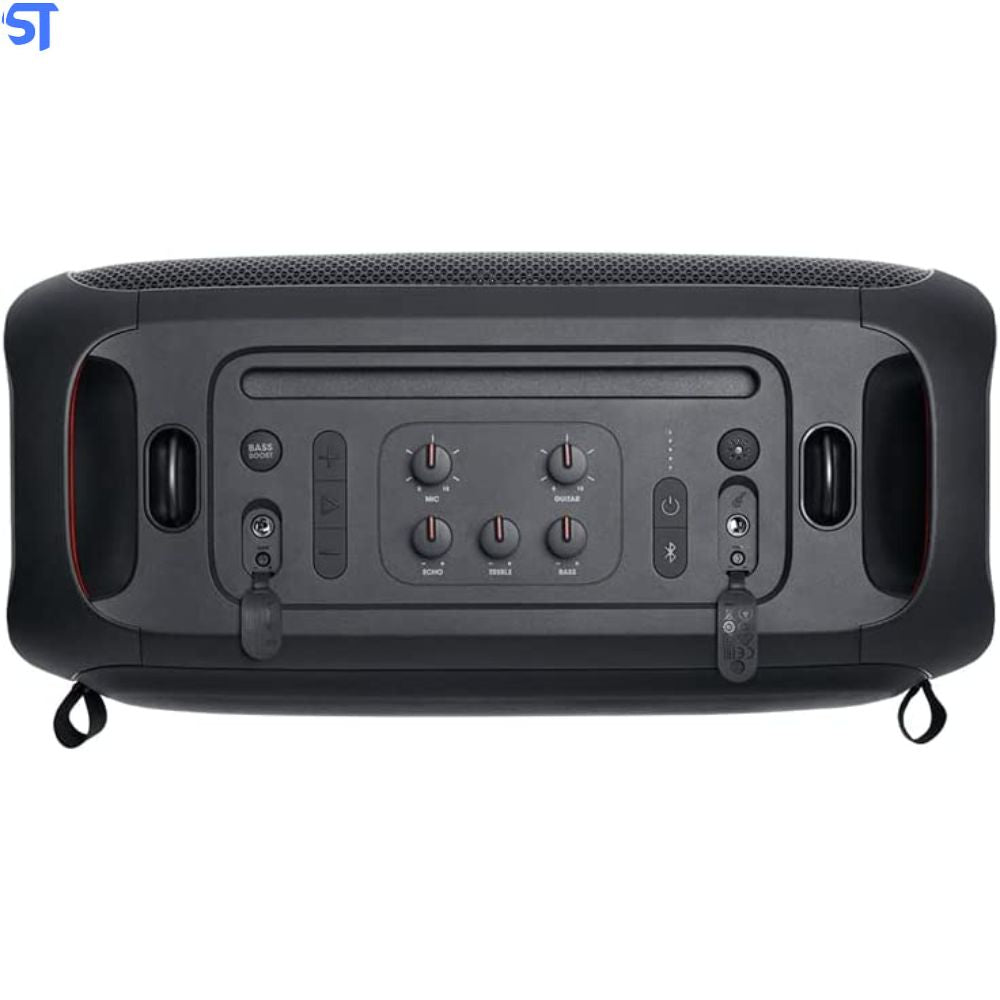 Caixa de Som Portátil Bluetooth JBL PartyBox On-The-Go, Com Microfone Sem Fio e Efeitos de Luzes - JBLPARTYBOXGOBBR2