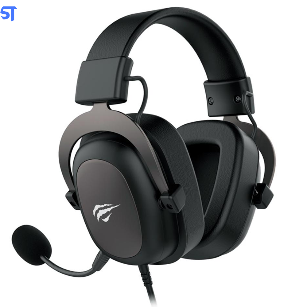 Headset Gamer Havit H2002D Driver 53mm Preto P3 e P2 Com Microfone PC e Consoles - HV-H2002D