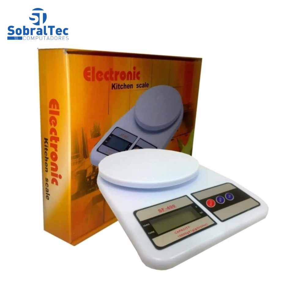 Balança Digital LCD De Alta Precisão Eletrônica Até 10 Kg Sf-400