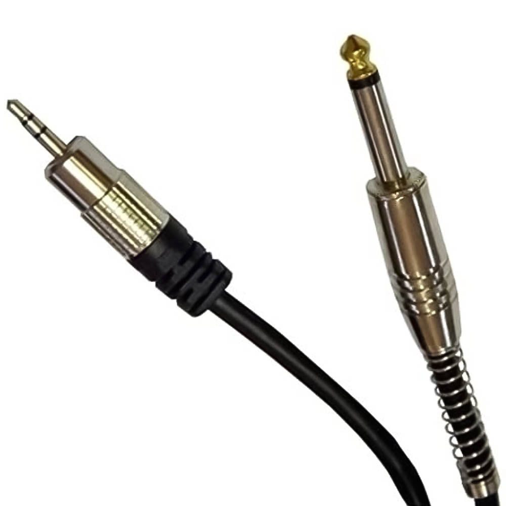 Cabo Stereo Profissional P10 Mono X P2 1,8 Metro Metal MXT - 8.1.73 (Blister)