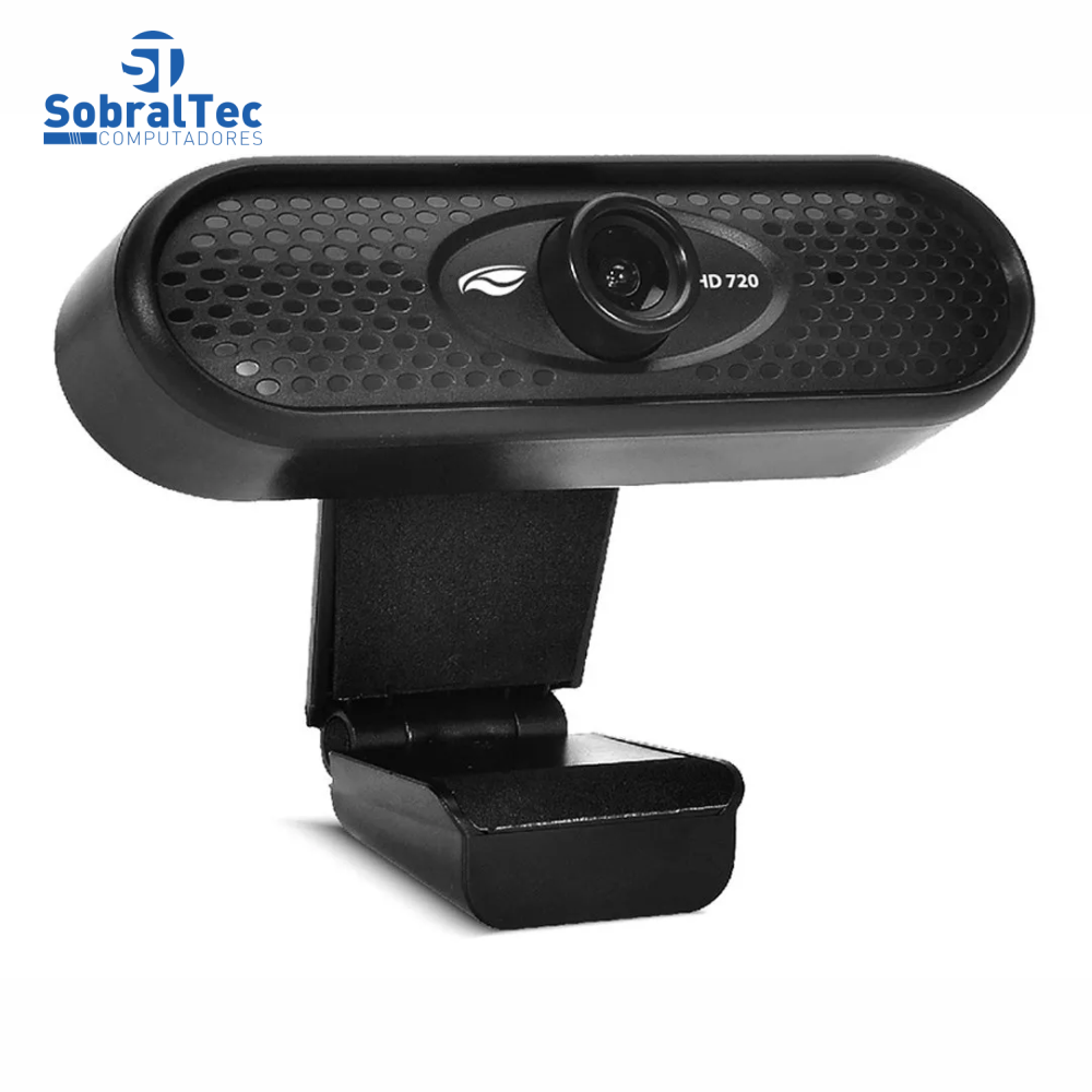 Webcam Hd 720p Usb 2.0 Com Microfone 50 a 60Hz Vídeo Chamadas C3tech WB-71BK