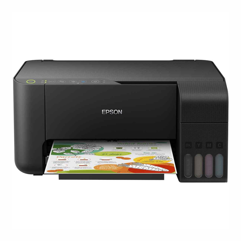 Impressora Multifuncional Epson EcoTank L3150 - Tanque de Tinta Wi-Fi Colorida USB