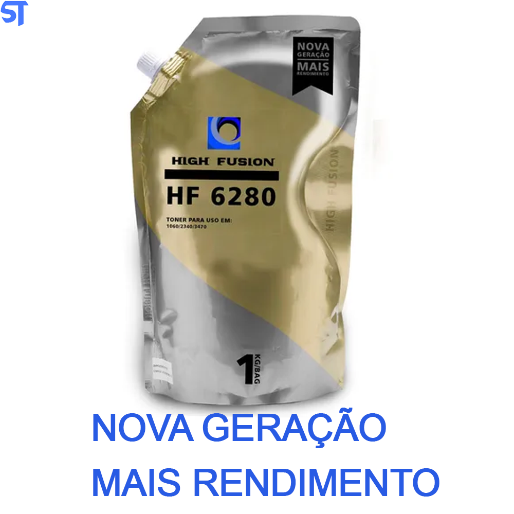 Pó Refil de Toner  Brother - 1 Kg High Fusion HF-6280