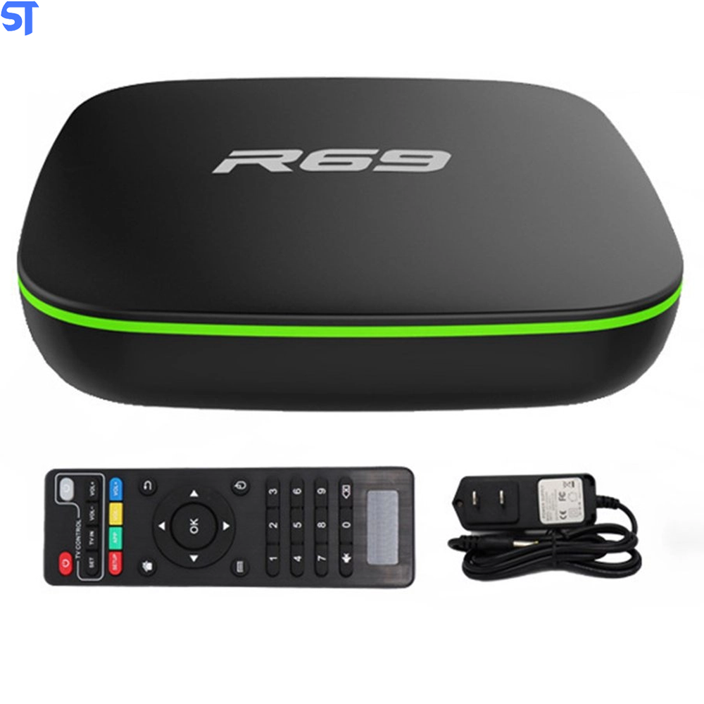 Receptor TV Box Smart R69 5G/ 8K/ 128GB/ Memória RAM 16GB / Android10.1 - Preto