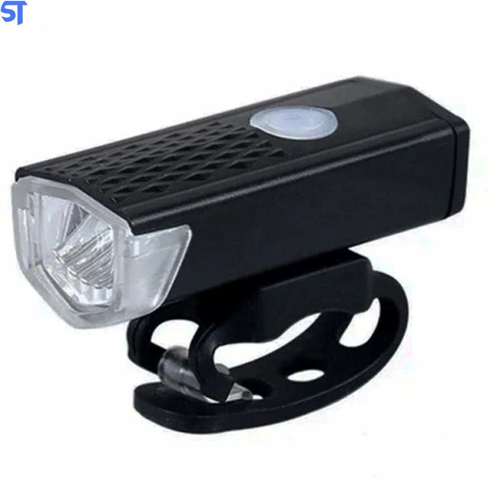 Lanterna Frontal De Bicicleta Lintian USB Led Branco Modo Multifuncional- LT-8541