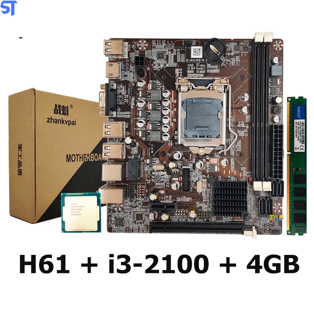 Computador Core i3-2100- HD SSD 120GB- Memória 4GB- Gab -BG2316