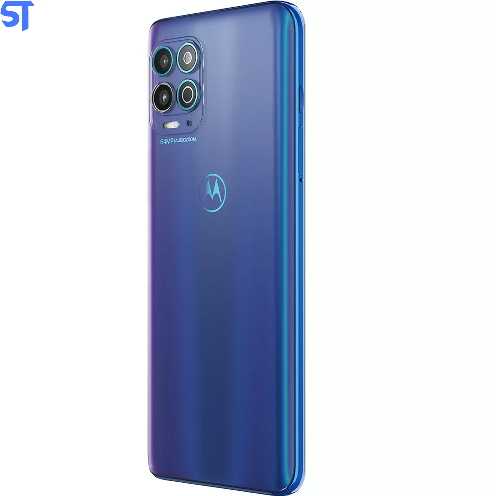 Smartphone Motorola Moto G100 256GB Luminous Ocean - 5G 12GB RAM 6,7” Câm. Quádrupla + Selfie Dupla