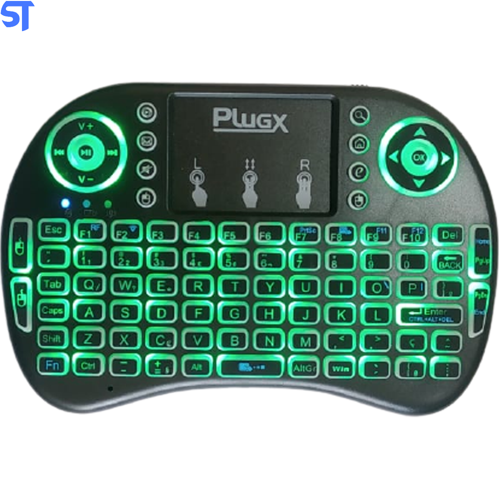 Mini Teclado Com Touchpad Plugx P-18