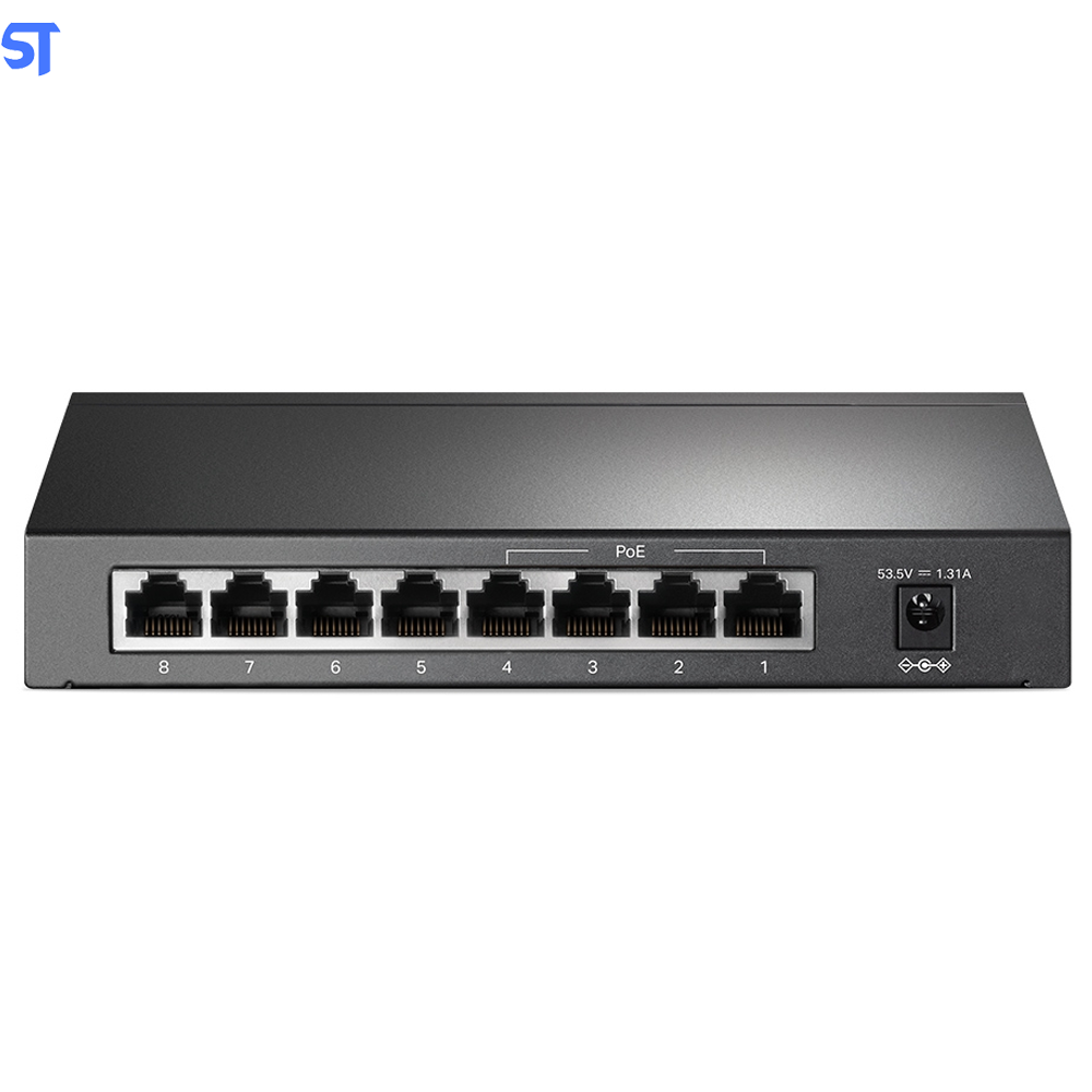 Switch 8 Portas Gigabit Com 4 Portas PoE TP-Link 10/100/1000Mbps - TL-SG1008P
