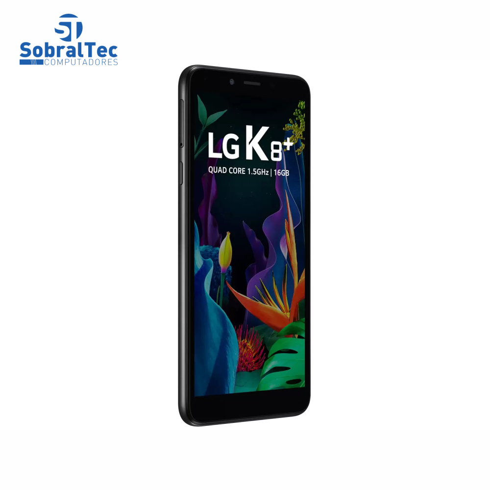 Smartphone LG K8 Plus 16GB Preto 4G Quad-Core  1GB RAM 5,45” Câm. 8MP + Câm. Selfie 5MP