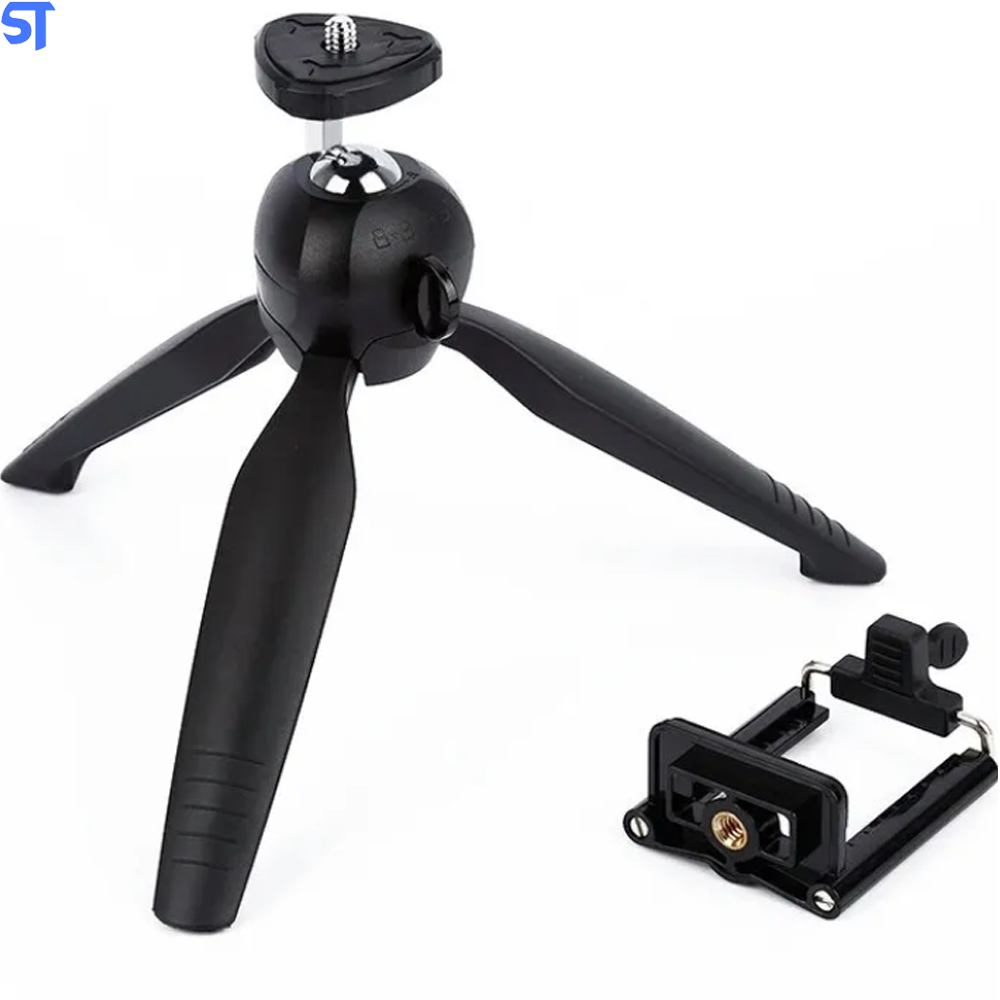 Tripé Ajustável Profissional 18Cm Rotação 360º Com Suporte Xtrad FF0086