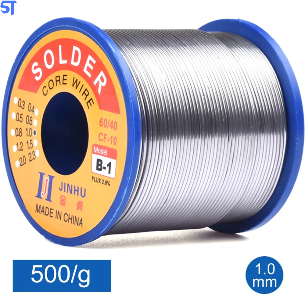 Solda Em Fio Estanho 1mm Rolo 500g Jinhu