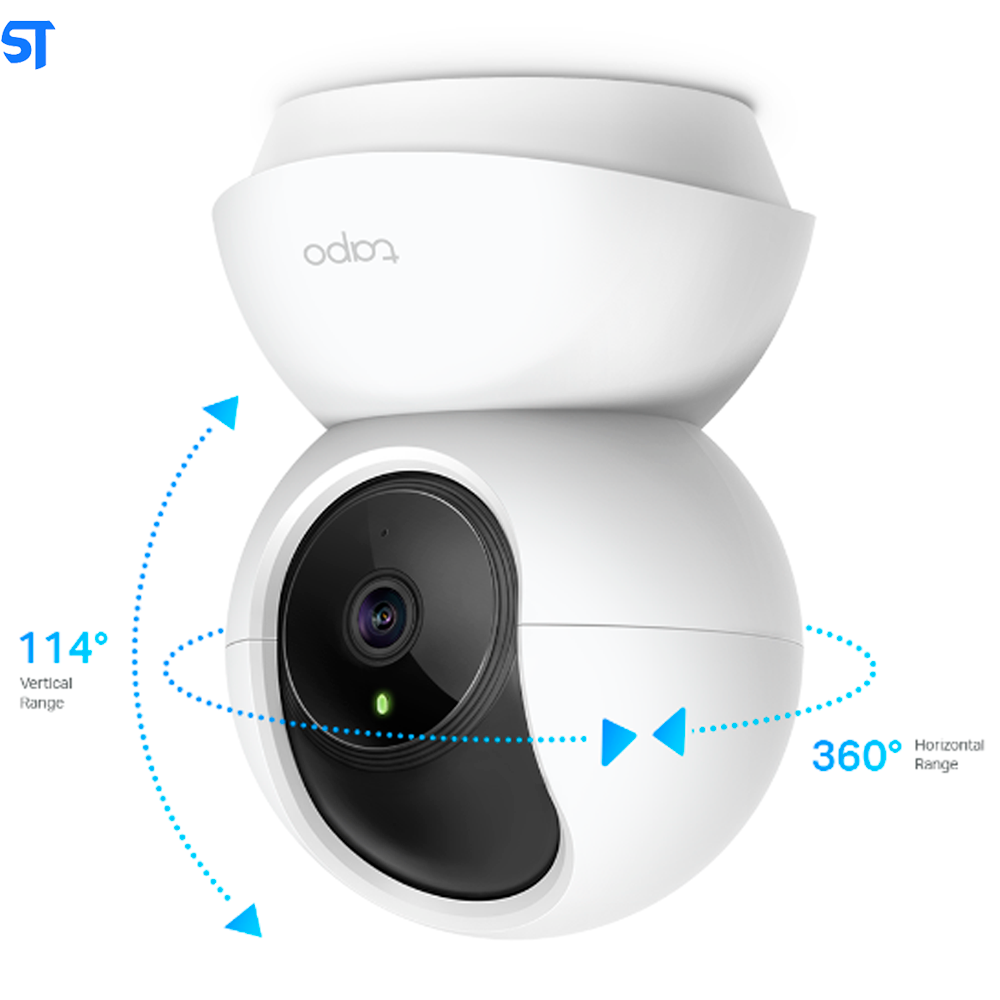 Câmera de Segurança Wi-Fi 360º TP-Link Full HD, Tapo C200, Compatível com Alexa
