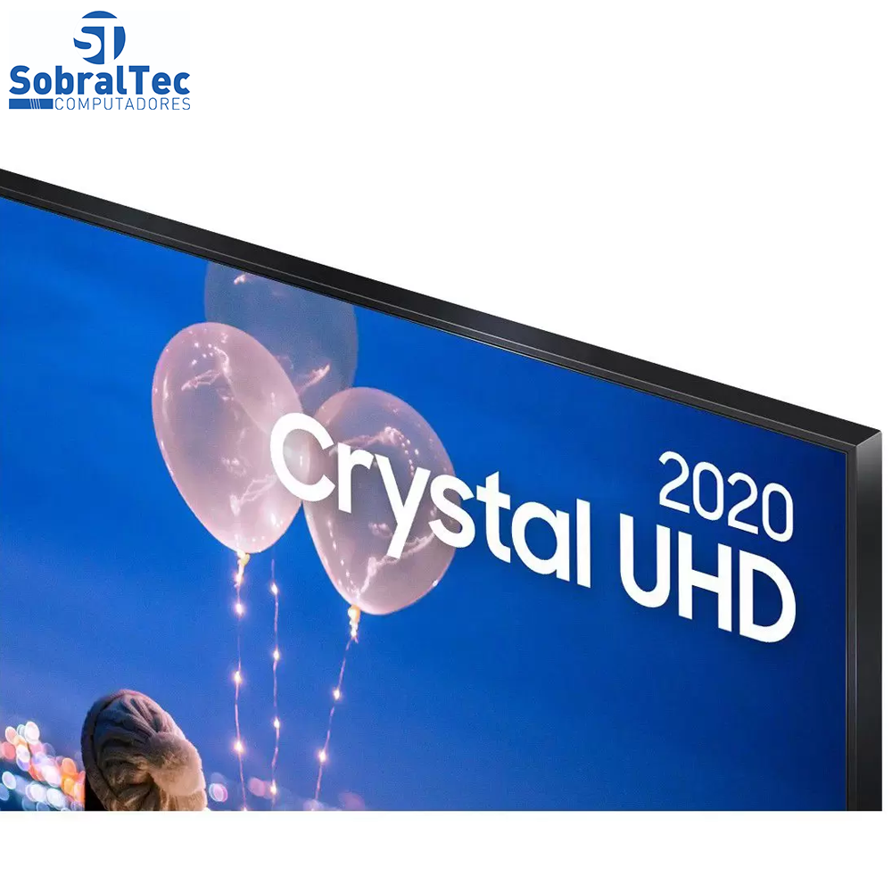 Smart TV Crystal UHD 4K LED 55” Samsung - 55TU8000  Borda Ultrafina Wi-Fi Bluetooth HDR 3 HDMI 2 USB