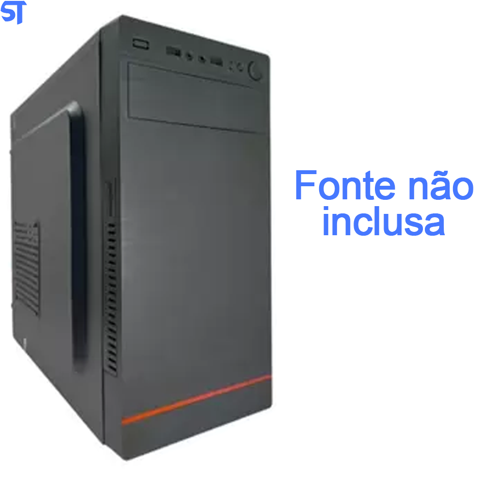 Gabinete ATX Goldentec S F P1T1C GTM11 Preto Sem Fonte