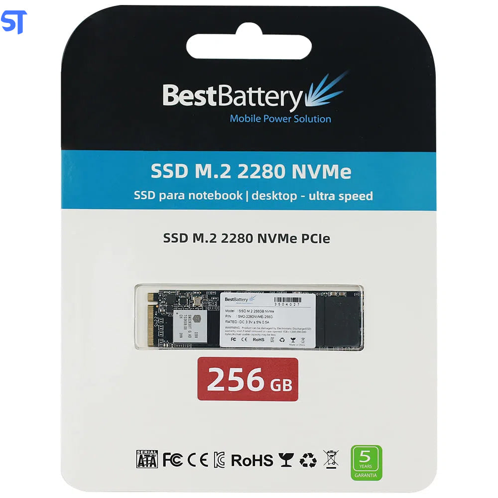 SSD M.2 NVME 256GB Bestbattery SM2-2280