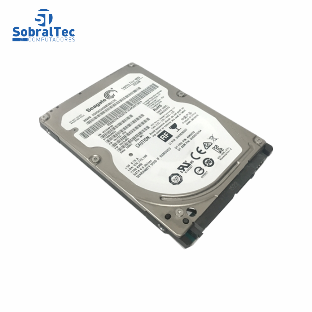 HD Interno Para Notebook 500Gb SATA 3 2.5 Seagate ST500LM021 PULL