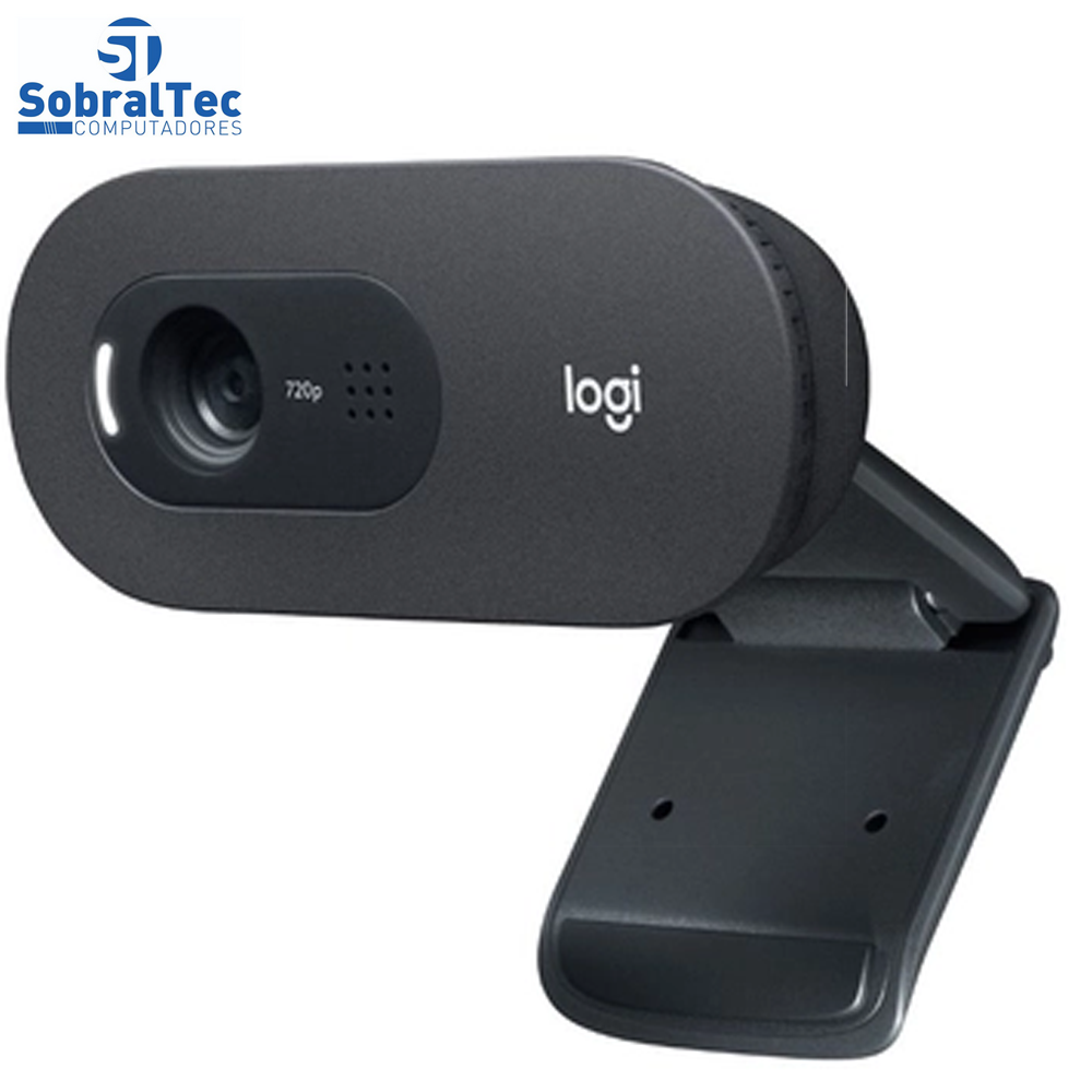 Webcam Hd Logitech C505 Hd 720P 960-001363 Preto