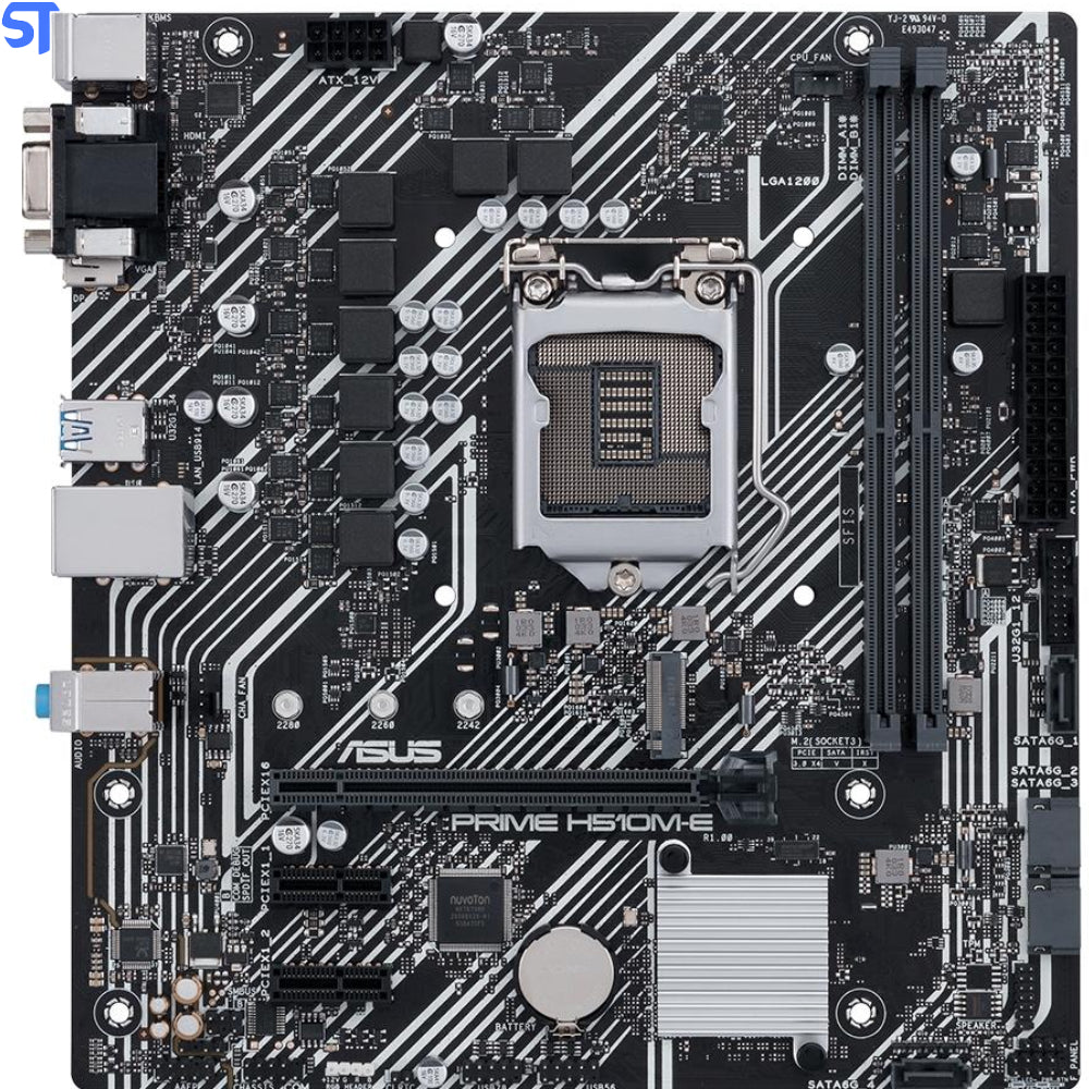 Placa Mãe Asus Prime H510M-E Intel Soquete LGA 1200