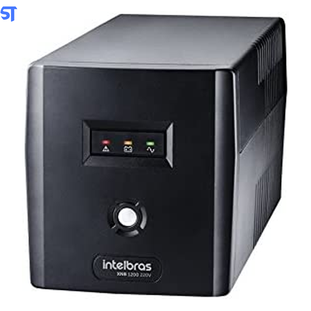 Nobreak Interactive, Intelbras XNB 1200VA/ Saída 220V, Com 6 Tomadas Preto