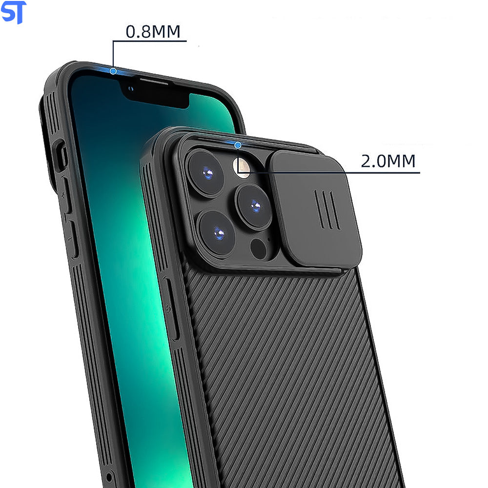 Capa Com Proteção de Camera Slide e Carregamento Magnetico Iphone 14 Pro Max