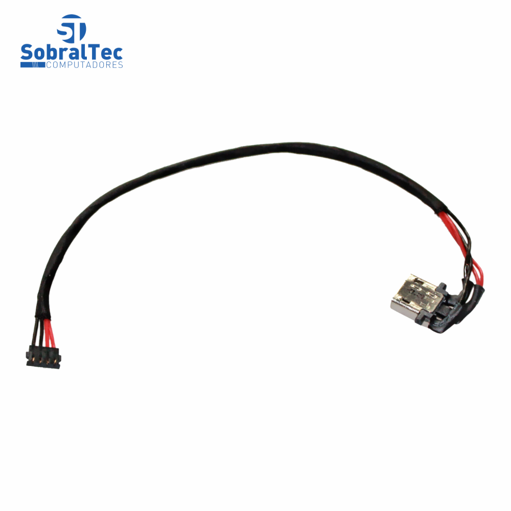 Conector Jack Dc Asus Chromebook 13Cm C100PA C100PA-DB01 2DW3152-000111F Com Cabo