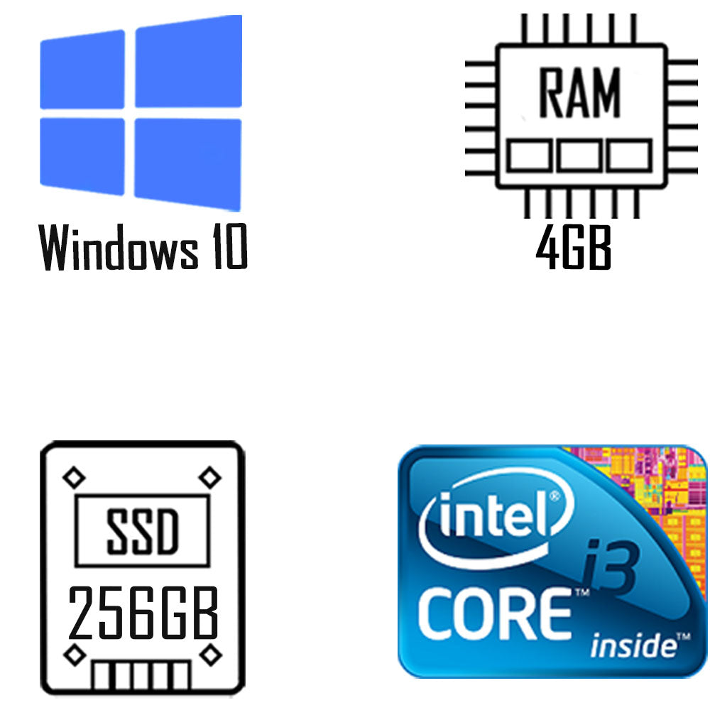 Computador Core i3 2100 Com HD SSD 256GB- Memória Ram 4GB Gab C3Plus