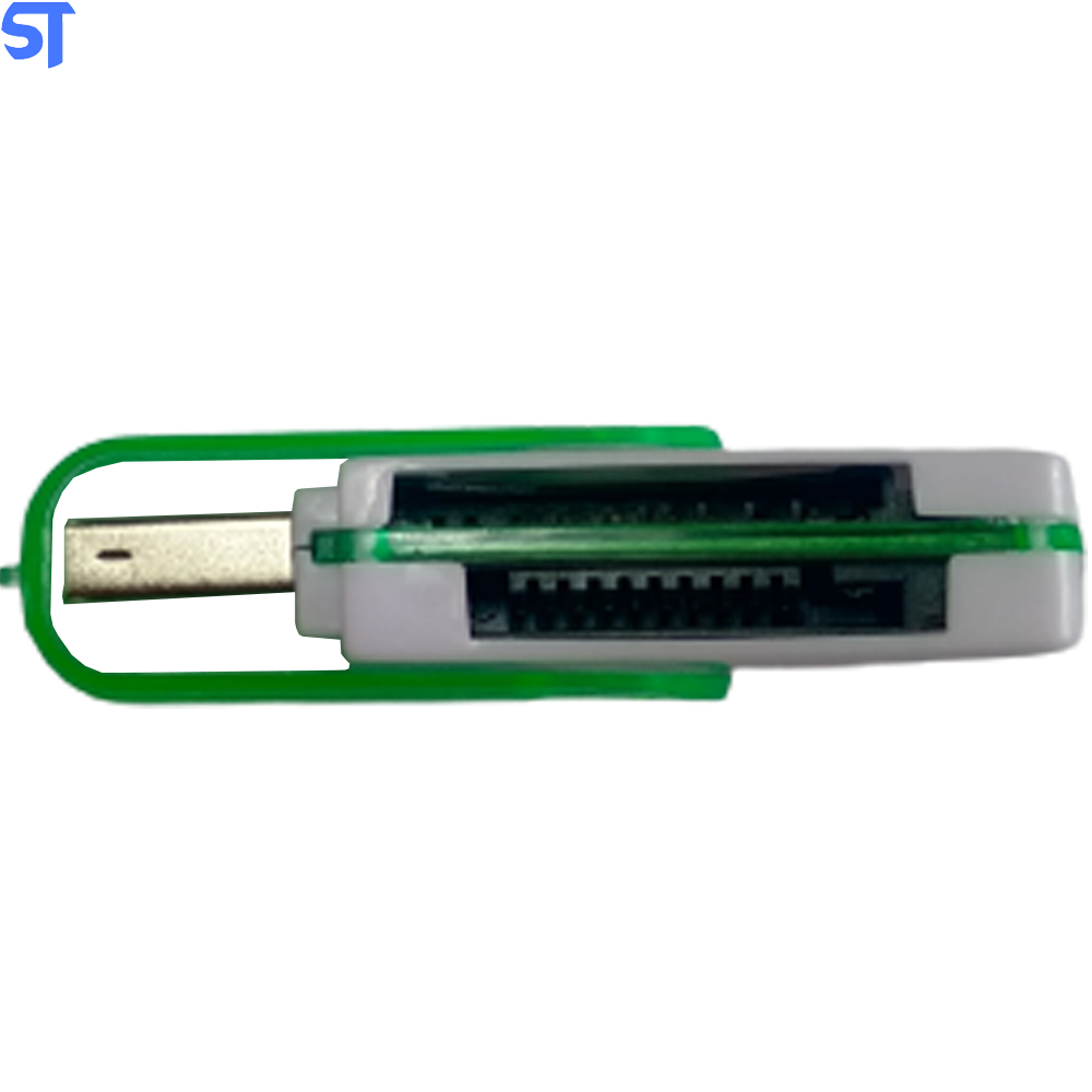 Adaptador All In One USB 2.0 - Branco Com Verde
