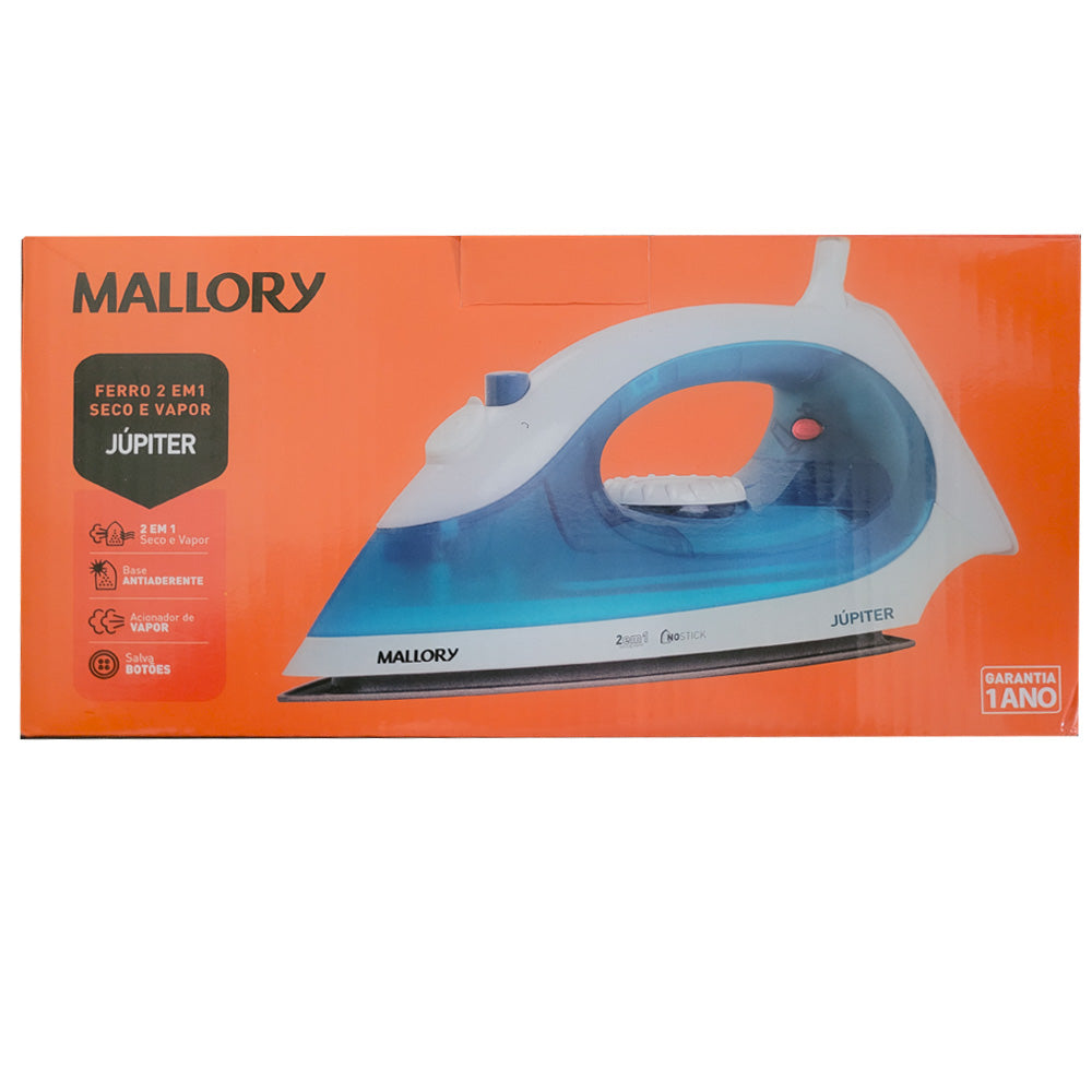 Ferro a Vapor Mallory Jupiter, 550W, Vapor Vertical - B91800752