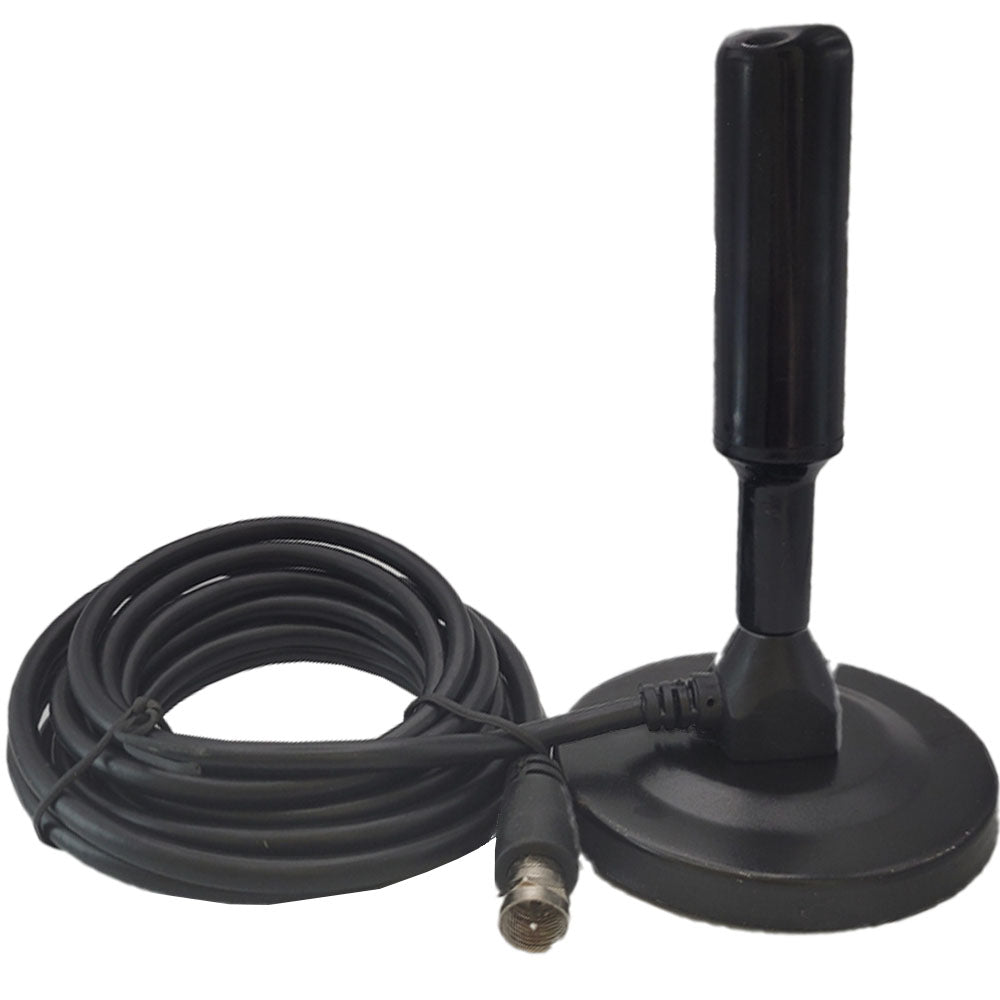 Antena Digital HDTV 3Mts Recepção De 360° 4.3 DB Base com Imã Lukton  - LU-3003