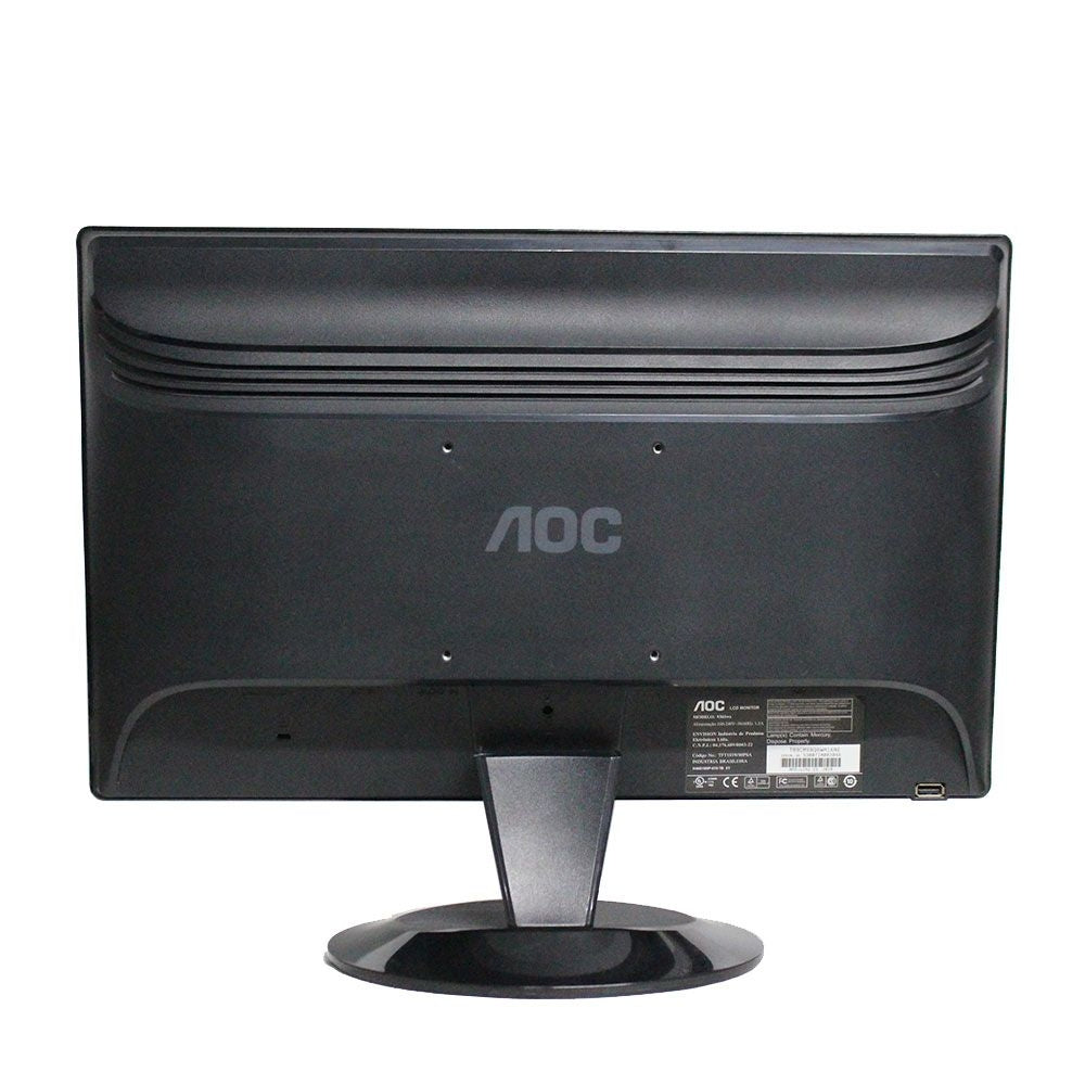 Monitor Lcd 18,5" Widescreen Preto AOC 936swa Mult.