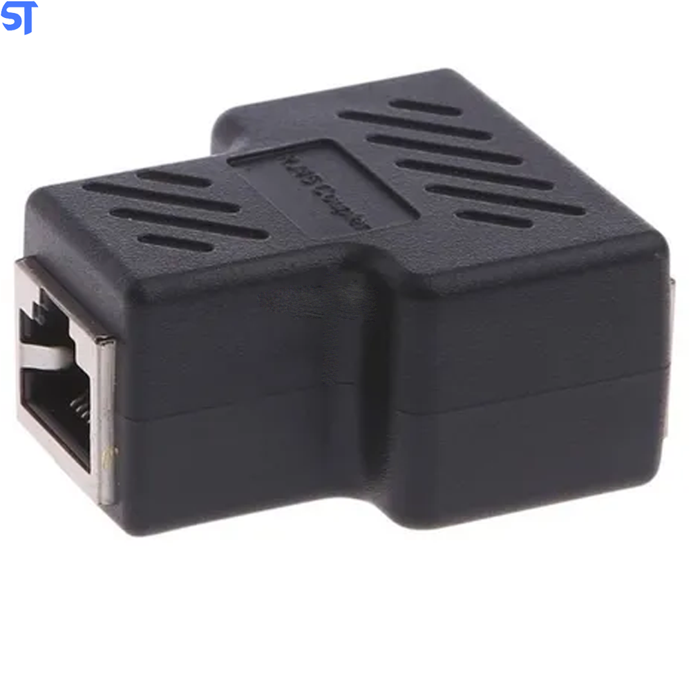 Adaptador Duplicador Para Cabo De Rede Rj45 3 Entradas Fêmeas
