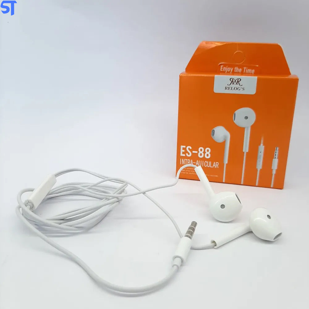 Fone de Ouvido ES-88 Intra-Auricular H´Maston- Branco