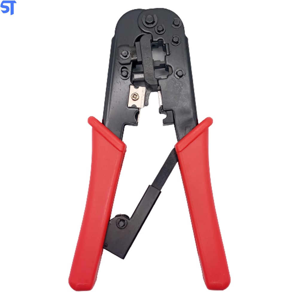 Alicate De Crimpar Proficional Com Catraca RJ45/RJ11