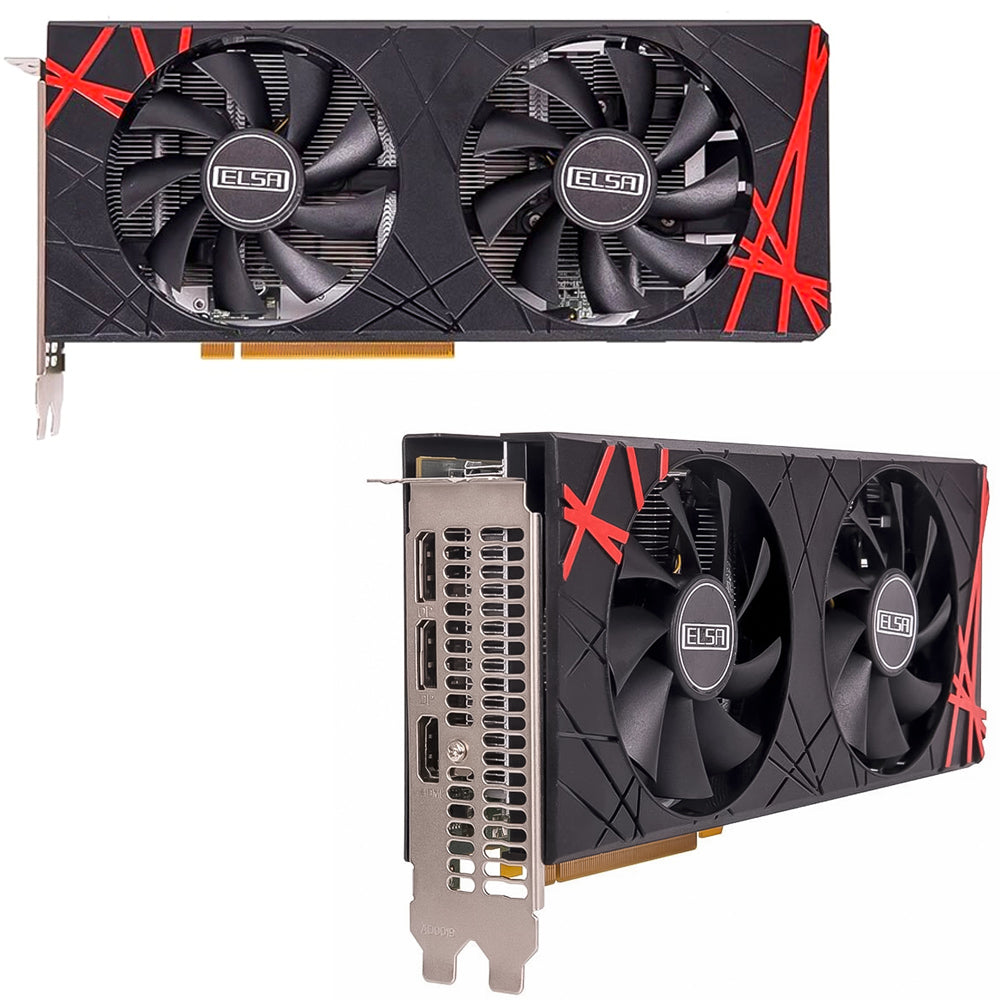 Placa de Vídeo Amd Radeon RX 580 8gb gddr5 256bit ELSA GRAPHICS CARD
