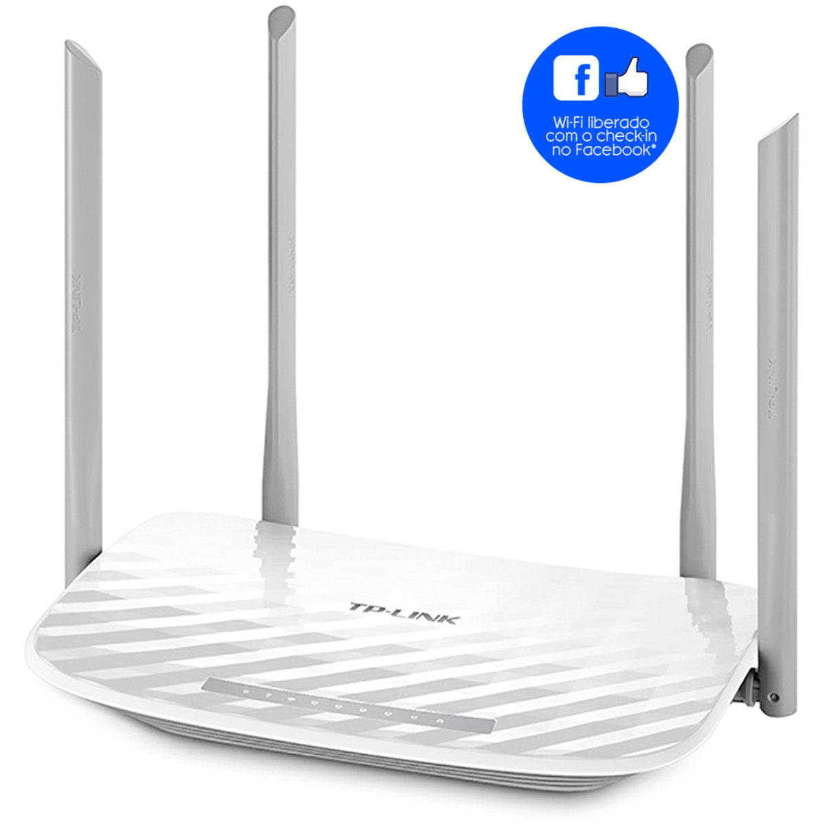 Roteador TP Link Wireless Gigabit Dual Band AC1200 Archer C5 Check-in Facebook