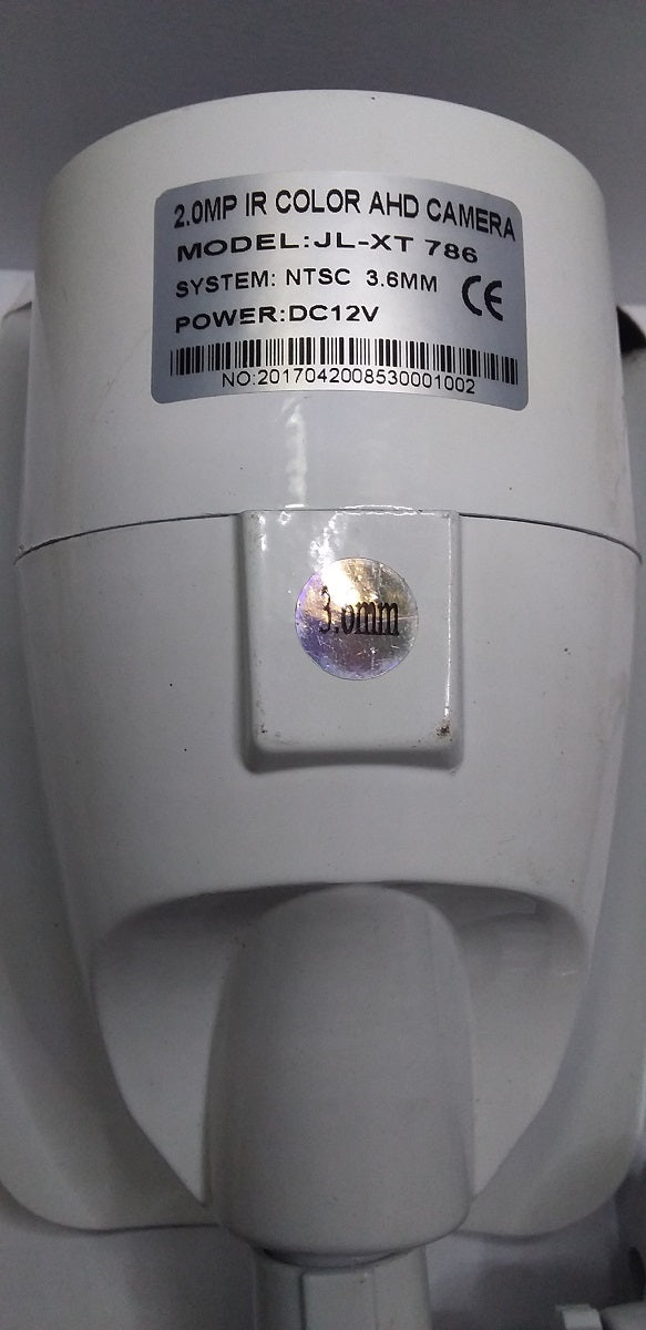 Camera de Segurança Infra Hdd JL-xt 786- 2.0Mpx Ir 36Leds