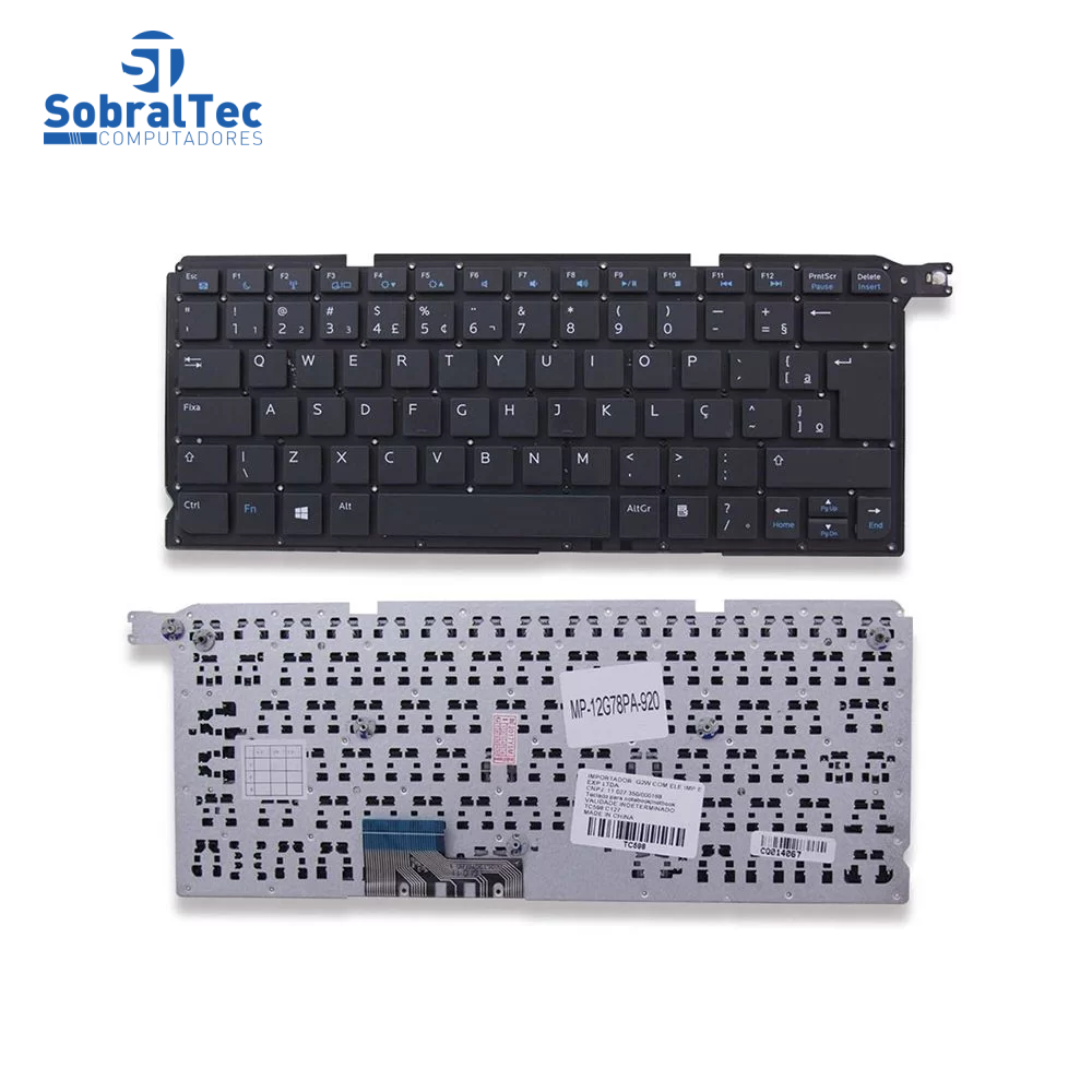 Teclado Notebook Compativel Com Dell V5460 Mp-12G78Pa-920 - Black - Br - No Frame